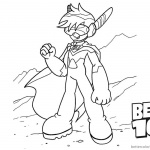 Ben 10 coloring pages Powerful Ben 10