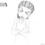 Boondocks coloring pages Riley by bo19