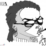 Boondocks coloring pages Smoking