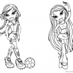 Bratz Coloring Pages Babyz Doll Fianna