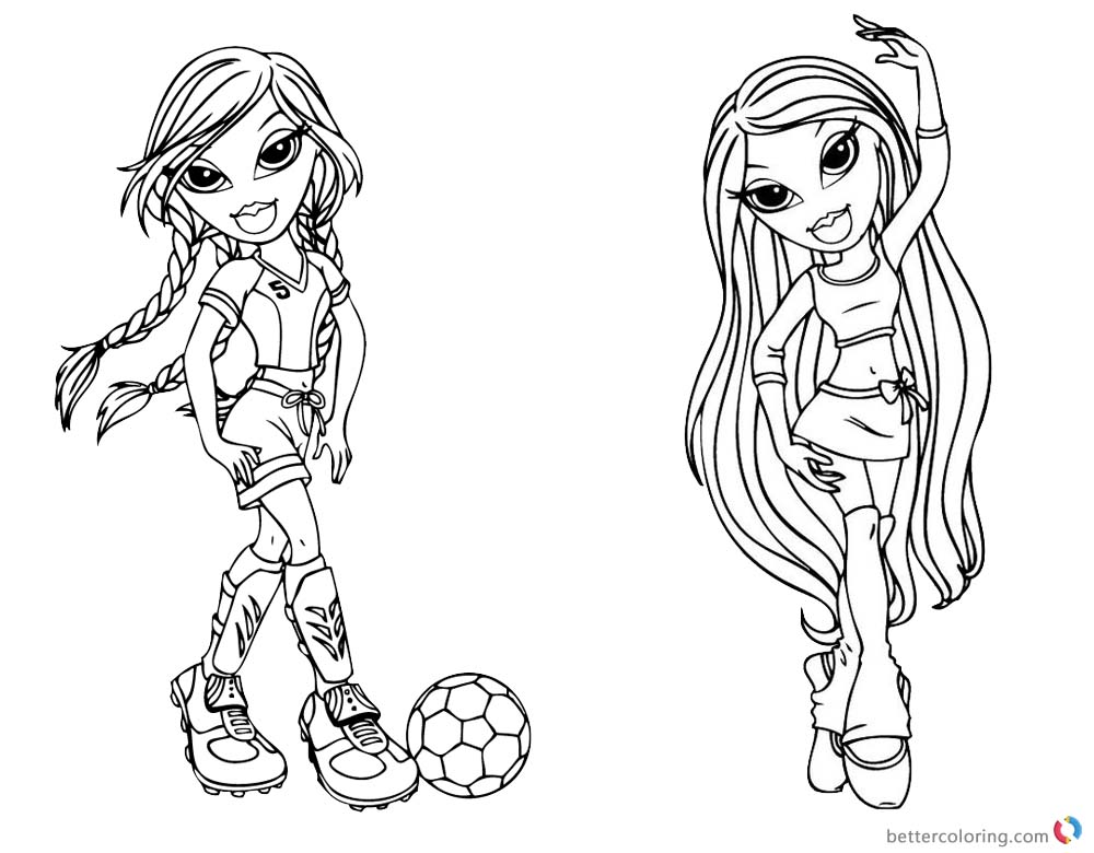 Download Bratz Coloring Pages Babyz Doll Fianna - Free Printable Coloring Pages