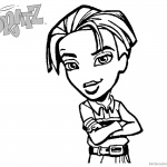 Bratz Coloring Pages Bryce Boyz Doll