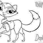 Bratz Coloring Pages Petz Doll Daphne