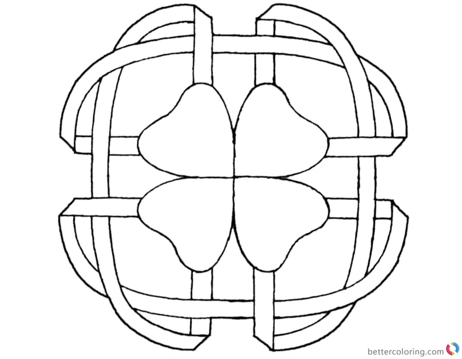 Download Celtic Clover Knot Coloring Pages - Free Printable ...