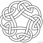 Celtic Knot Circle Coloring Pages