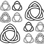 Celtic Knot Coloring Page Trinity