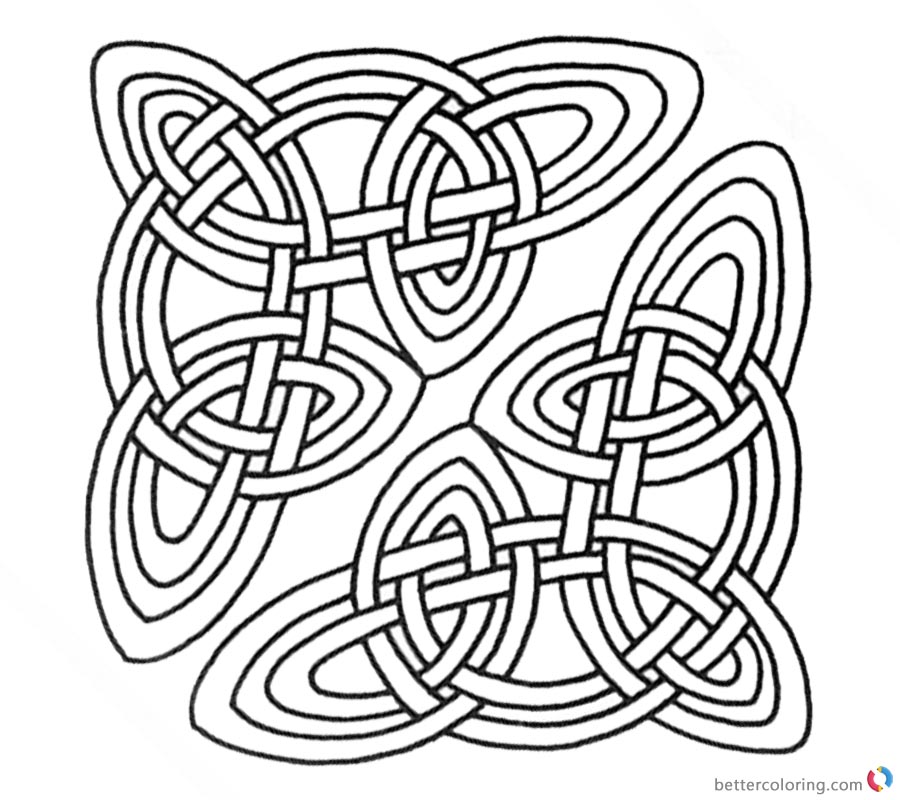 Download Celtic Knot Coloring Pages Clipart for Adults - Free ...