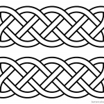 Celtic Knot Coloring Pages Doddles Black and White