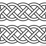 Celtic Knot Coloring Pages Doddles Black and White