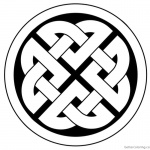 Celtic Knot Coloring Pages Ornament Template