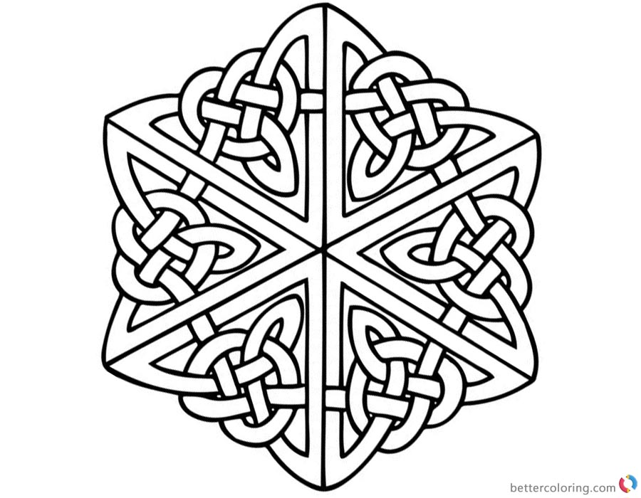 Celtic Knotwork Coloring Pages