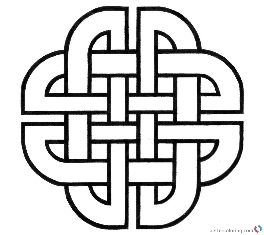 Celtic Knotwork Coloring Pages