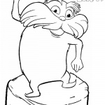 Cute Dr Seuss Lorax Coloring Pages