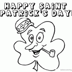 Cute Shamrock coloring pages