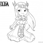 Cute Zelda Coloring Pages