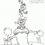 Dr Seuss Lorax Coloring Pages Characters