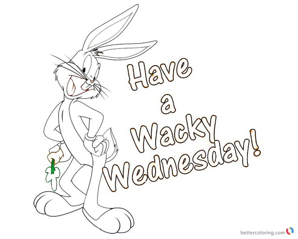 Dr Seuss Wacky Wednesday Coloring Pages Bunny printable