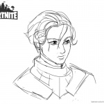 Fortnite Coloring Pages Brienne of Tarth by shantftw