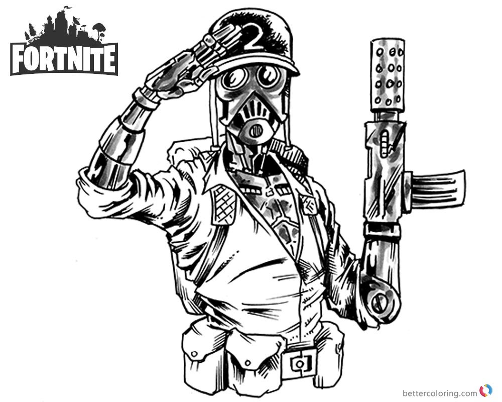 Fortnite Coloring Pages Jason Young by Shonborn - Free ...