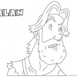 Jumanji Coloring Pages Animated Tv Series Alan