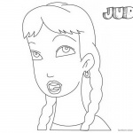 Jumanji Coloring Pages Animated Tv Series Judy