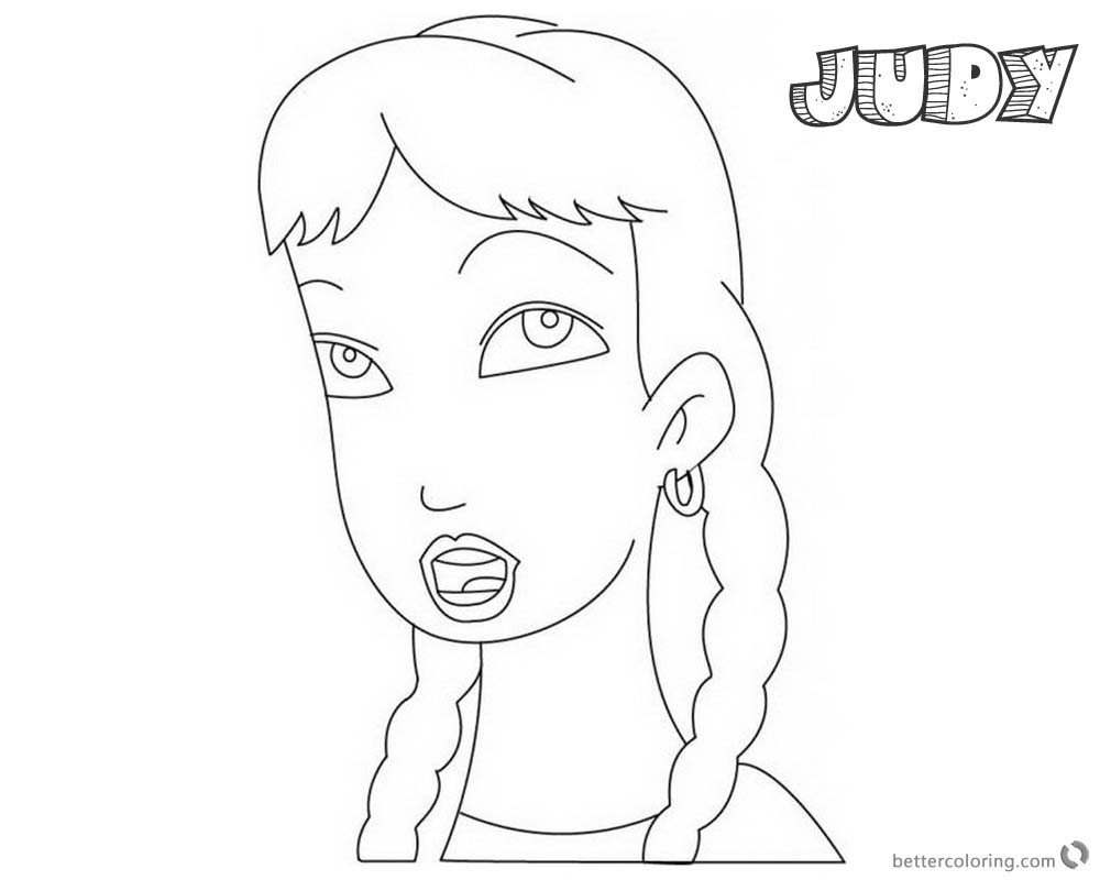 Jumanji Coloring Pages Animated Tv Series Judy printable for free
