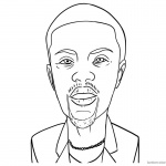 Jumanji Coloring Pages Kevin Hart Line Art