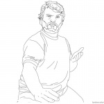 Jumanji Coloring Pages Line Art Jack Black