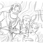 Jumanji Coloring Pages Sketch by CartoonSilverFox