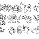 Kirby Coloring Pages Concept Art Kood Kirby Compound Abilities