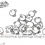 Kirby Coloring Pages Inktober Kirby Mass Attack