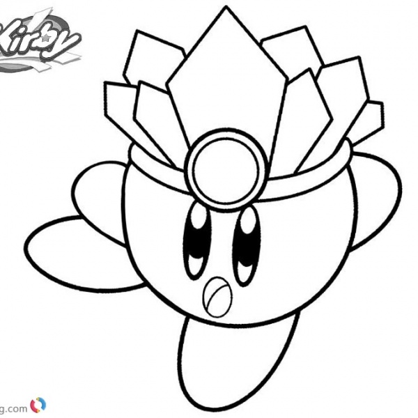 Kirby Coloring Pages Ninja Kirby - Free Printable Coloring Pages