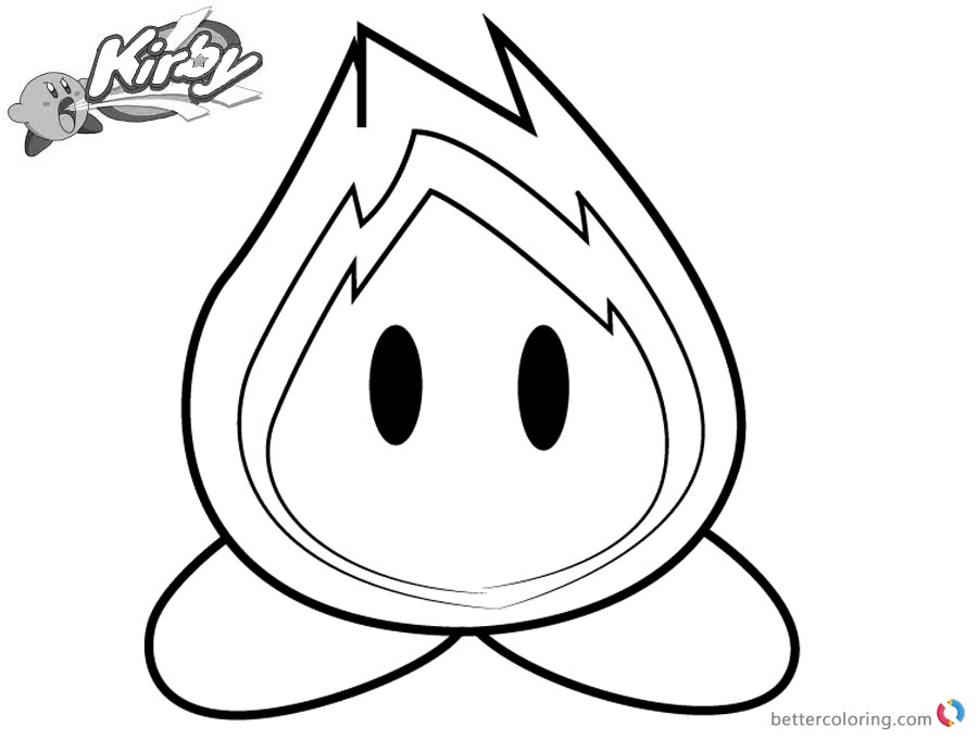 Kirby Coloring Pages Picture Boboo printable and free