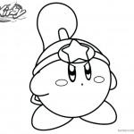 Kirby Coloring Pages Warrior Drawing