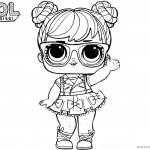 LOL Coloring Pages Cute MC Swag - Free Printable Coloring Pages
