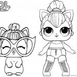 LOL Coloring Pages Kitty Queen