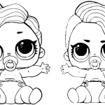 LOL Coloring Pages Lil Pearl and lil queen