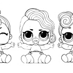 LOL Coloring Pages Lil Pearl lil hops and lil queen