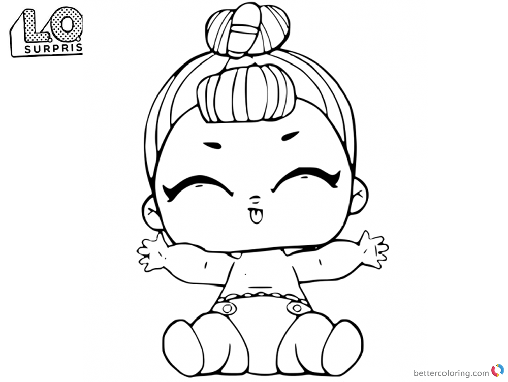 LOL Coloring Pages Lil Sugar Queen printable