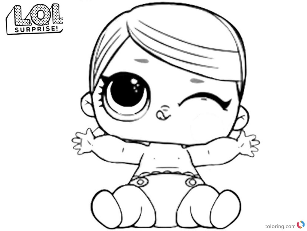 LOL Coloring Pages Lil hops printable