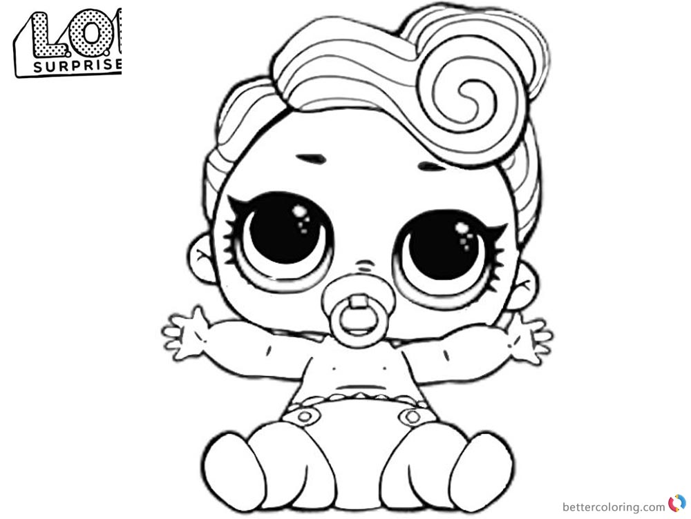 LOL Coloring Pages Lil queen printable