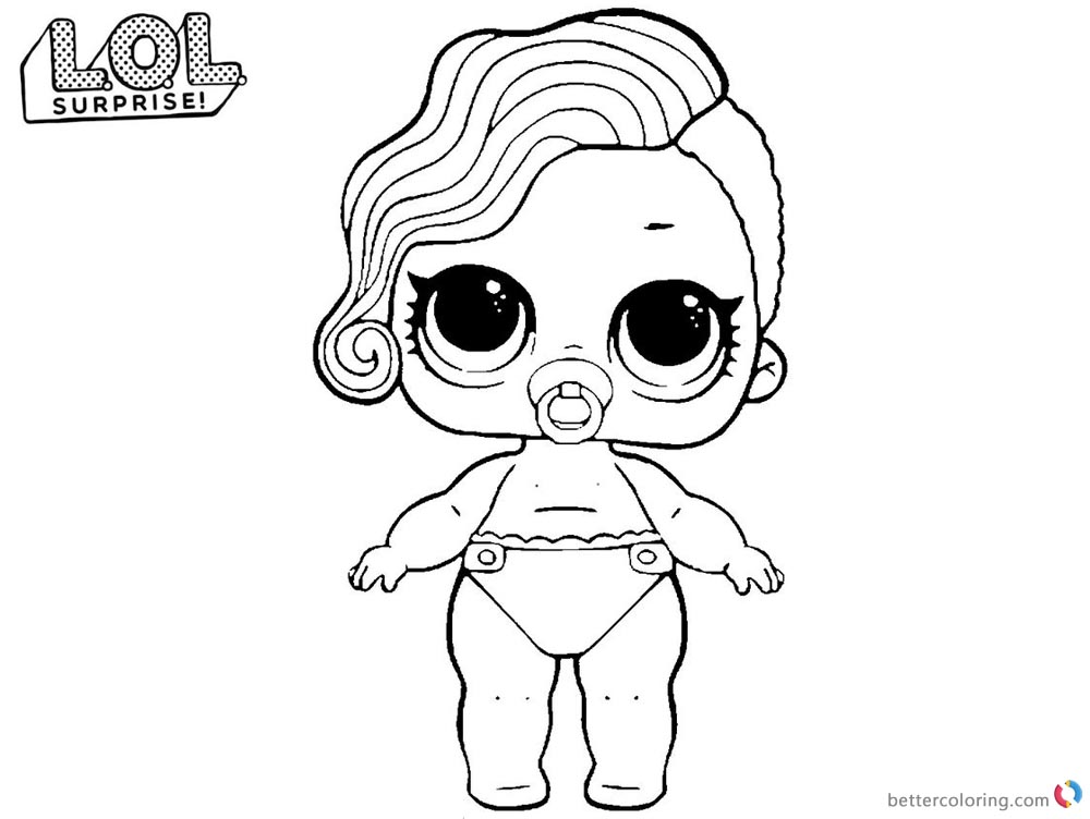 LOL Coloring Pages Lil Rocker - Free Printable Coloring Pages