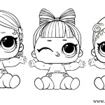 LOL Coloring Pages baby dolls