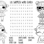 LOL Coloring Pages word search worksheets