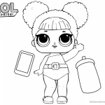 LOL Surprise Doll Coloring Pages - Free Printable Coloring Pages