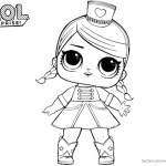 LOL Surprise Coloring Pages Majorette