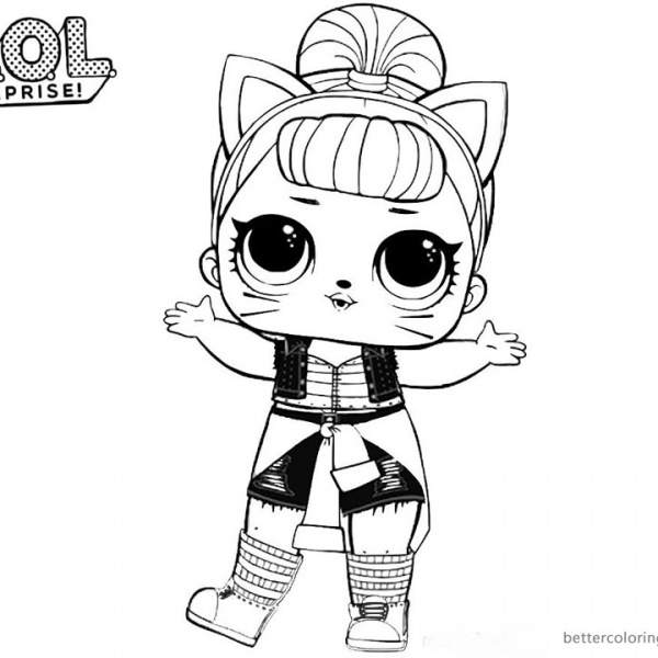 LOL Surprise Coloring Pages Super bb Glitter - Free Printable Coloring ...