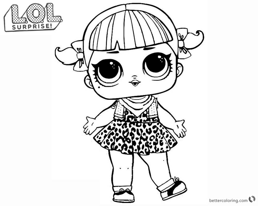 Lol Surprise Doll Coloring Pages Series 2 Cherry Free Printable