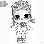 LOL Surprise Doll Coloring Pages Coconut Q.T.