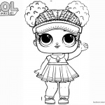 LOL Surprise Doll Coloring Pages Court Champ